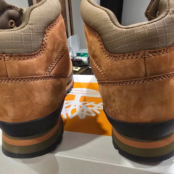 Timberland Euro Hiker Lace Up Men's Boots Rust Nubuck TB0A61YXF13 Size 11 NEW - Picture 8 of 12